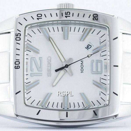 Seiko Quartz Square Shape SGEE17 SGEE17P1 SGEE17P Men's Watch