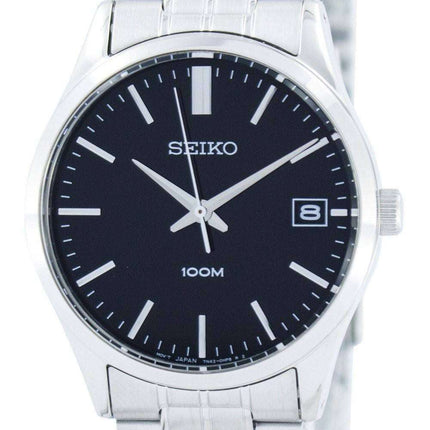 Seiko Quartz Black Dial SGEF01 SGEF01P1 SGEF01P Men's Watch