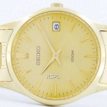 Seiko Quartz Analog Gold Tone SGEF04 SGEF04P1 SGEF04P Men's Watch
