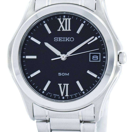 Seiko Quartz Analog Black Dial SGEF21 SGEF21P1 SGEF21P Men's Watch
