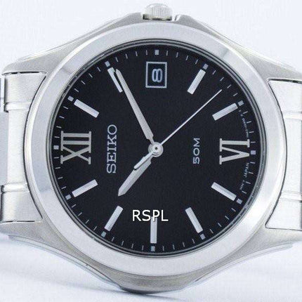 Seiko Quartz Analog Black Dial SGEF21 SGEF21P1 SGEF21P Men's Watch