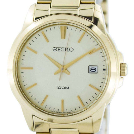 Seiko Quartz Analog Gold Tone SGEF58 SGEF58P1 SGEF58P Men's Watch