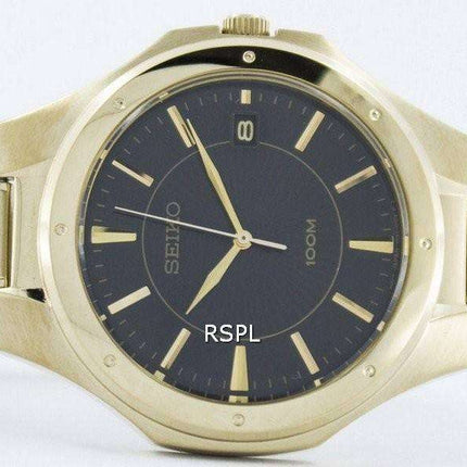 Seiko Quartz Analog Gold Tone SGEF66 SGEF66P1 SGEF66P Men's Watch