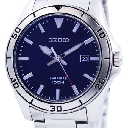 Seiko Quartz Sapphire Glass Blue Dial SGEH61 SGEH61P1 SGEH61P Men's Watch