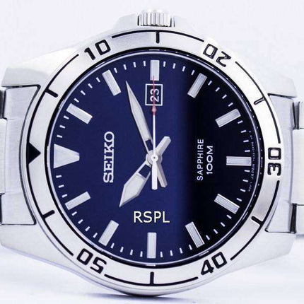 Seiko Quartz Sapphire Glass Blue Dial SGEH61 SGEH61P1 SGEH61P Men's Watch