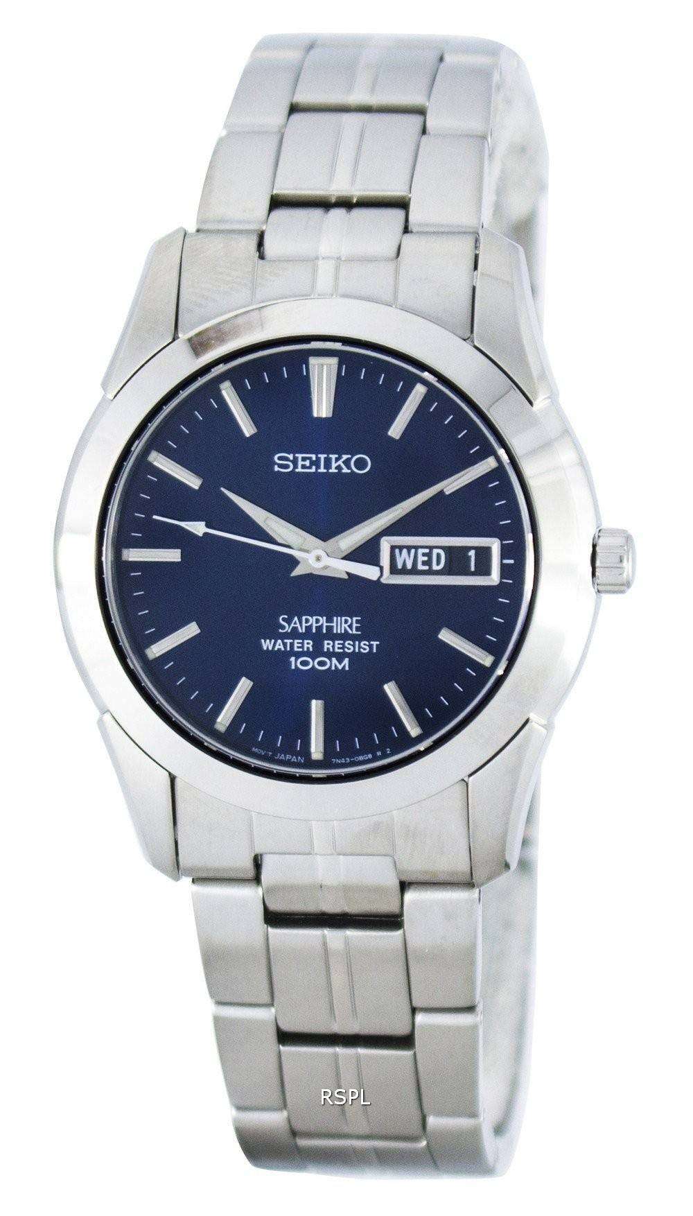 Seiko Sapphire SGG717 SGG717P1 SGG717P Mens Watch β