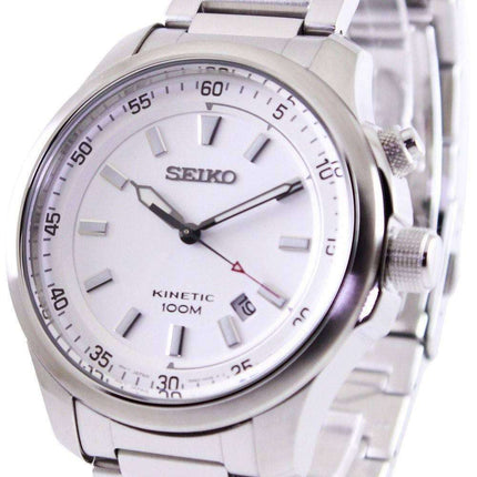 Seiko Neo Sports Kinetic 100M White Dial SKA683P1 SKA683P Mens Watch