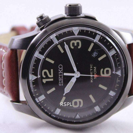 Seiko Neo Sports Kinetic 100M Black Dial SKA691P1 SKA691P Mens Watch