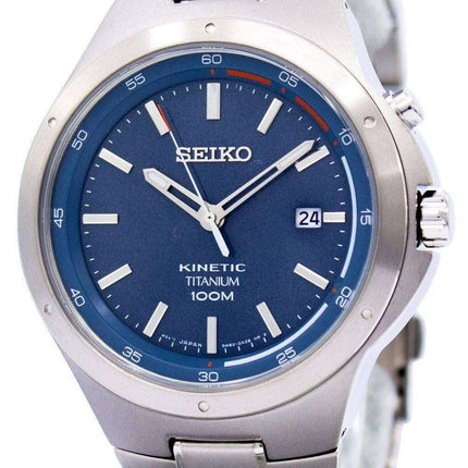 Seiko Kinetic Titanium Power Reserve SKA711 SKA711P1 SKA711P Mens Watch