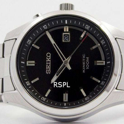Seiko Kinetic Black Dial 100M SKA719P1 SKA719P Men's Watch