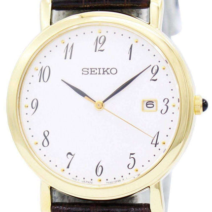 Seiko Brown Leather Strap SKK648P1 SKK648P SKK648 Mens Watch