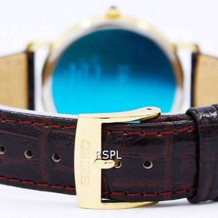 Seiko Brown Leather Strap SKK648P1 SKK648P SKK648 Mens Watch