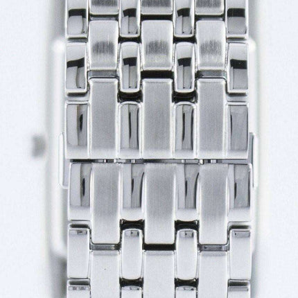 Seiko Stylish Rectangular Quartz Analog SKP357 SKP357P1 SKP357P Men's Watch