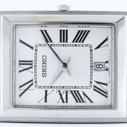 Seiko Stylish Rectangular Quartz Analog SKP357 SKP357P1 SKP357P Men's Watch