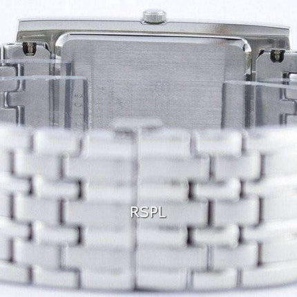 Seiko Stylish Rectangular Quartz Analog SKP357 SKP357P1 SKP357P Men's Watch