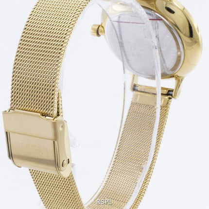 Skagen Anita Gold Tone Mesh Bracelet Crystallized SKW2150 Womens Watch