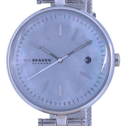 Skagen Karolina Mother Of Pearl Dial Stainless Steel Solar SKW2979 Women's Watch