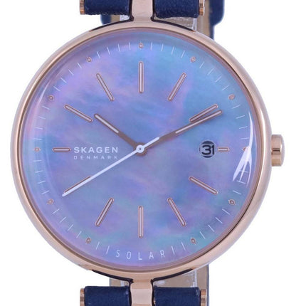 Skagen Karolina Blue Mother Of Pearl Dial Solar SKW2981 Women's Watch
