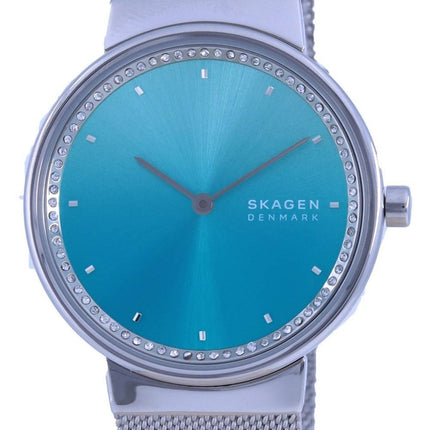 Skagen Freja Blue Dial Stainless Steel Quartz SKW2983 Women's Watch