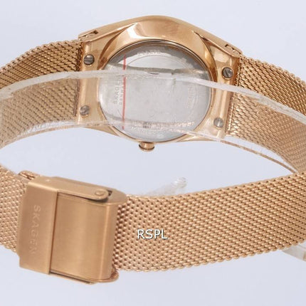 Skagen Grenen Lille Silver Dial Rose Gold Quartz SKW3035 Womens Watch