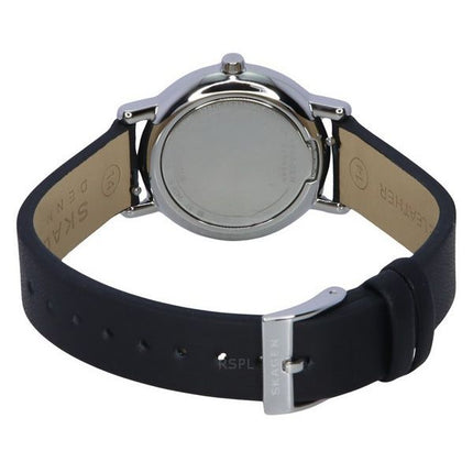 Skagen Signatur Lille Leather Strap White Dial Quartz SKW3120 Women's Watch