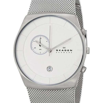 Skagen Havene Chronograph Quartz Silver Dial SKW6071 Mens Watch