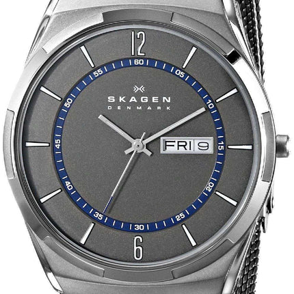 Skagen Melbye Grey Titanium Mesh Strap SKW6078 Mens Watch