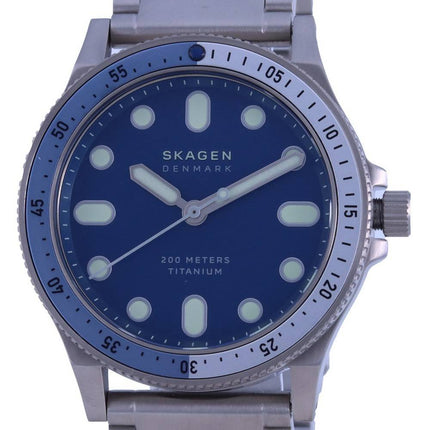 Skagen Fisk Limited Edition Titanium Diver's Quartz SKW6717 200M Men's Watch
