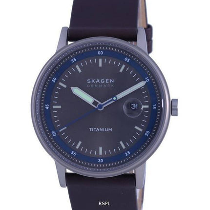 Skagen Henriksen Grey Dial Titanium Quartz SKW6753 Men's Watch