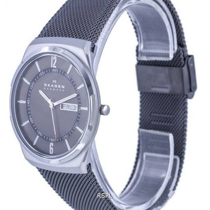 Skagen Melbye Stainless Steel Mesh Charcoal Dial Quartz SKW6790 Mens Watch