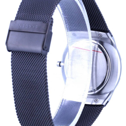 Skagen Melbye Stainless Steel Mesh Charcoal Dial Quartz SKW6790 Mens Watch