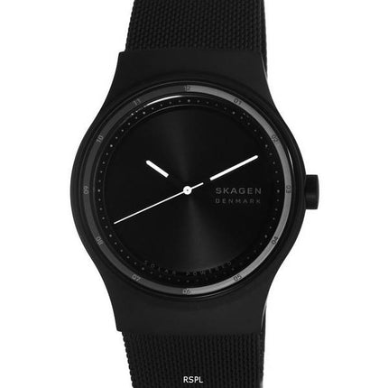 Skagen Sol Midnight Stainless Steel Mesh Black Dial Solar Powered SKW6793 Mens Watch