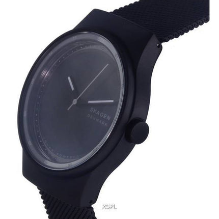 Skagen Sol Midnight Stainless Steel Mesh Black Dial Solar Powered SKW6793 Mens Watch
