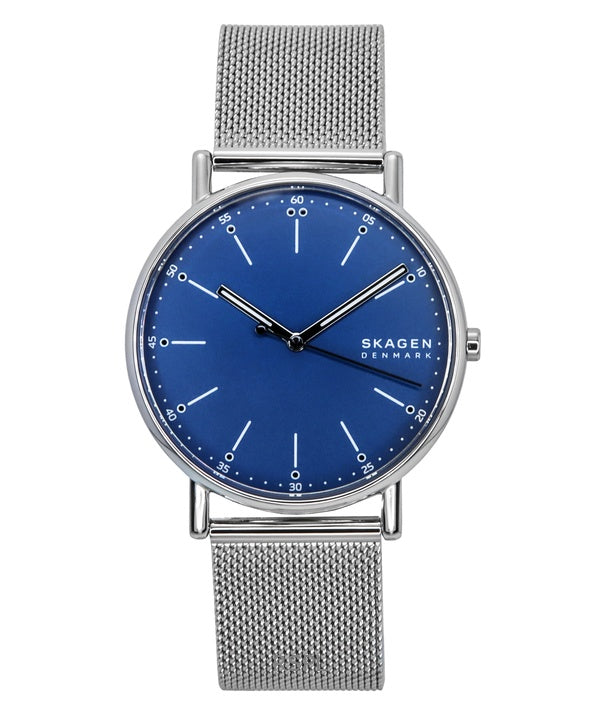 Skagen Signatur Stainless Steel Blue Dial Quartz SKW6904 Men's Watch