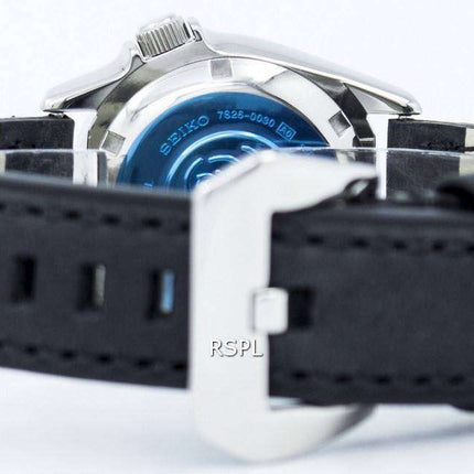 Seiko Automatic Diver's 200M Ratio Black Leather SKX013K1-LS4 Men's Watch