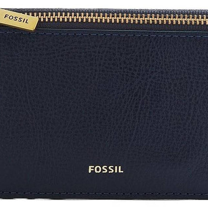 Fossil Logan Blue Zip Closure SL7925406 Womens Card Case