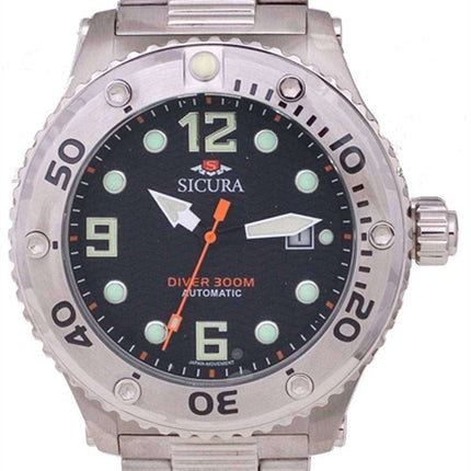Sicura Automatic Divers 300M Crystal SM606MB Mens Watch