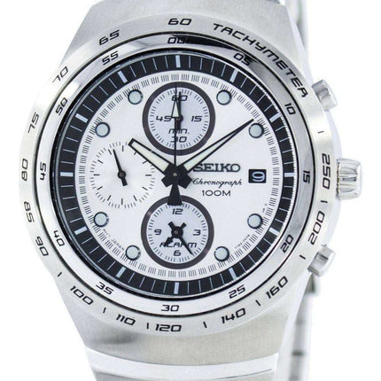 Seiko Quartz Chronograph Alarm SNAA81 SNAA81P1 SNAA81P Men's Watch
