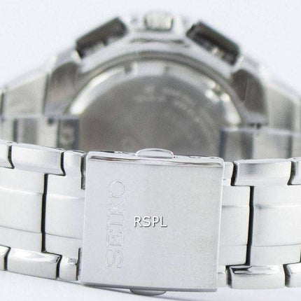Seiko Quartz Chronograph Alarm SNAB07 SNAB07P1 SNAB07P Men's Watch