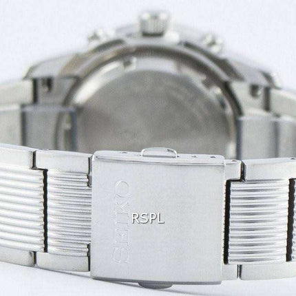 Seiko Quartz Chronograph Alarm SNAB17 SNAB17P1 SNAB17P Men's Watch