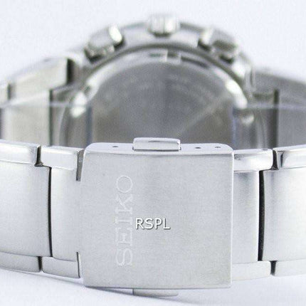 Seiko Chronograph Quartz Alarm Tachymeter SNAB33 SNAB33P1 SNAB33P Men's Watch