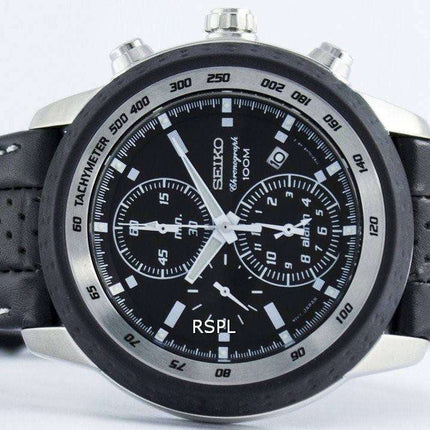Seiko Chronograph Quartz Alarm Tachymeter SNAB55 SNAB55P1 SNAB55P Men's Watch