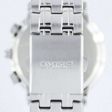 Seiko Chronograph Quartz Alarm SNAB75 SNAB75P1 SNAB75P Men's Watch