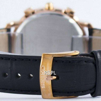 Seiko Chronograph Quartz Alarm SNAB80 SNAB80P1 SNAB80P Men's Watch