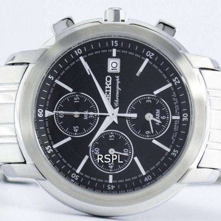 Seiko Chronograph Quartz Alarm SNAB83 SNAB83P1 SNAB83P Men's Watch