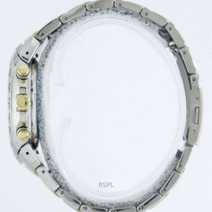 Seiko Titanium Chronograph Quartz Alarm Tachymeter SNAB93 SNAB93P1 SNAB93P Men's Watch