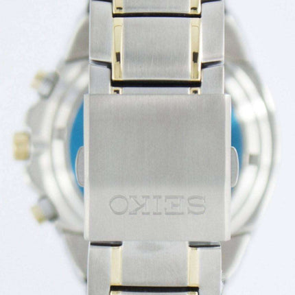 Seiko Titanium Chronograph Quartz Alarm Tachymeter SNAB93 SNAB93P1 SNAB93P Men's Watch