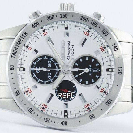 Seiko Quartz Alarm Chronograph Tachymeter SNAC05 SNAC05P1 SNAC05P Men's Watch