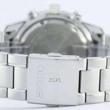 Seiko Quartz Alarm Chronograph Tachymeter SNAC05 SNAC05P1 SNAC05P Men's Watch