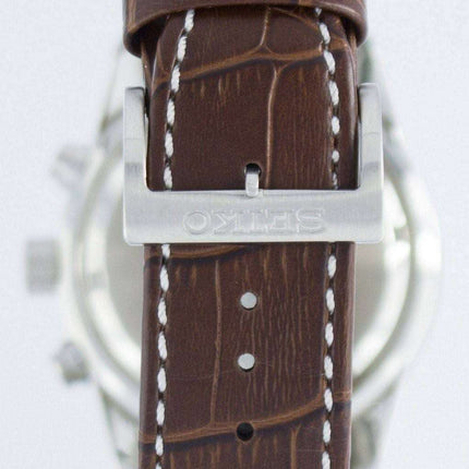 Seiko Quartz Alarm Chronograph Tachymeter SNAC09 SNAC09P1 SNAC09P Men's Watch